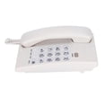thumbnail image 1 of Corded Landline Phone, Desktop Phone  Multifunctional ABS  for Home White, 1 of 7