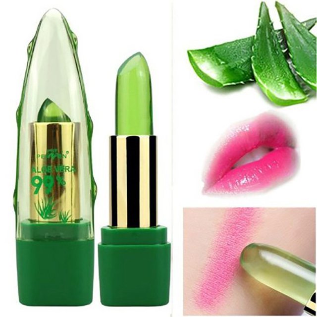 Mikilon Aloe Gel Chameleon Jelly Lipstick Plant Temperature Change Lip Balm