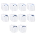 thumbnail image 1 of Really Useful Box 19L Storage Container w/ Lid & Clip Lock Handles(10 Pack), 1 of 9