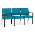 thumbnail image 1 of Pemberly Row Siège Tandem 3 Places pour Réception d'Attente Sans Accoudoirs Centraux, Turquoise, 1 of 5