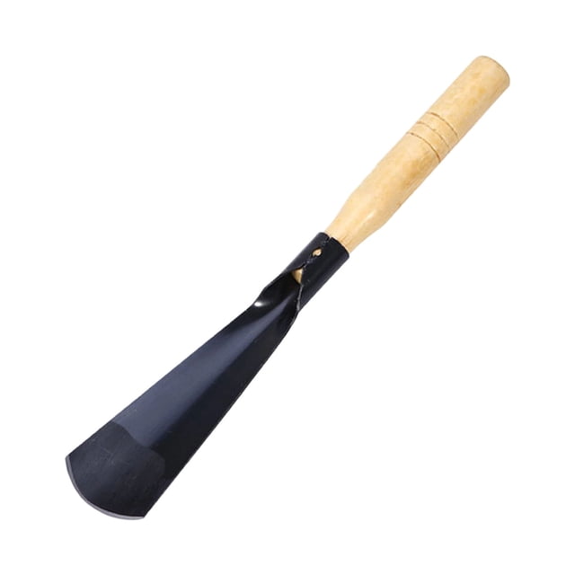 B Stainless Steel Garden Spade Wooden Handle For Yard Digging 1Pc