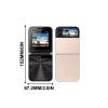 thumbnail image 3 of Savings On SSZMDLB For The Home, 2024 New Mini Flip Mobile Phone 2 SIM Card Small Display Foldable Cell Phone Unlocked Flip Phone 2G Flip Cell Phone For Seniors, 3 of 3