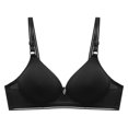 thumbnail image 2 of Kcodviy Women Lace Back Button Women Sports Bras Shaping Cup Adjustable Shoulder Sports Bras for Women Pack Strap Large Size Underwire Strapless Front Buckle Lift Bra, 2 of 8