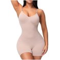 thumbnail image 1 of TIMIFIS Tummy Control Shapewear for Women Seamless Bodysuit Open Bust Mid Thigh Body Shaper Shorts - Summer, 1 of 7