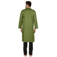 thumbnail image 4 of Atasi Indian Designer Kurta For Mens Party Wear Traditional Dress Solid Ethnic Long Shirt, 4 of 7
