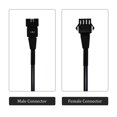thumbnail image 4 of Kingshowstar 2 PCS 1 Male to 3 Female Splitter Y Cable for Use with 5050 LED SMD RGB NEON Accent Kits for LED Motorcycle ATV Car Light Multi-Color Neon Strip, 4 of 8