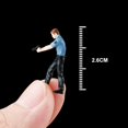 thumbnail image 3 of Miniature Figures, Tiny People Dollhouse Accessories, for Train station, 3 of 8