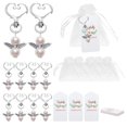 thumbnail image 2 of AMERTEER Gift Bags Set DIY Drawstring Candy Biscuit Pouches Kit Heart Shaped Keychain Hanging Tags Favor Bags Set, 2 of 9