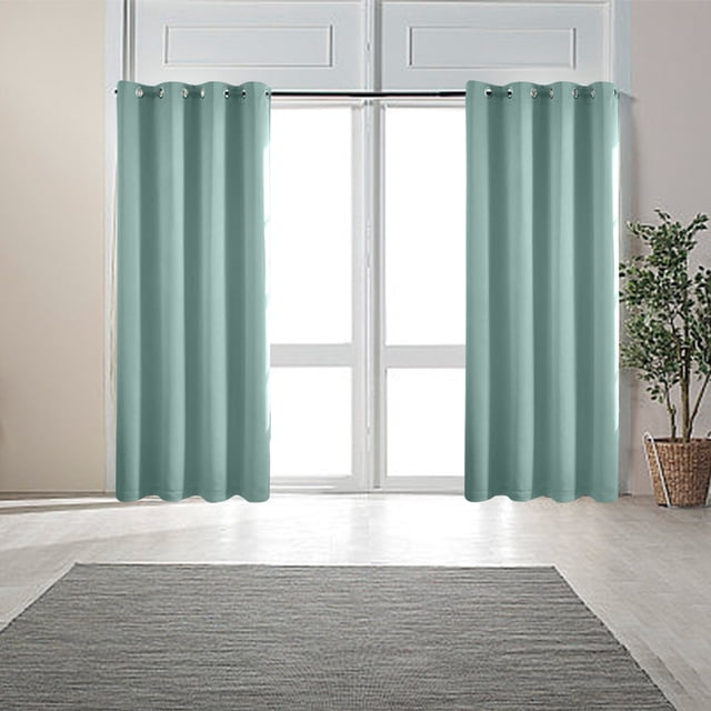 UsRHHA Paire de Panneaux de Rideaux 63x52 Pouces, Superposition de Rideau Élégante pour Chambre, Rideaux Occultants pour Sommeil Chaleureux pour Réduire le Bruit