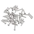 thumbnail image 1 of Unique Bargains M1.2x0.25x6mm Lot de 100 Vis Plates Rondes en Métal pour Machine à Entraînement Phillips, 1 of 5