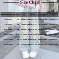 thumbnail image 3 of Girls' Straight Wide Leg Jeans | Comfy Stretch Denim Pants for Ages 5-15, 3 of 6