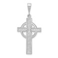 thumbnail image 1 of Charme Croix Celtique en Or Blanc 14K, 1 of 2