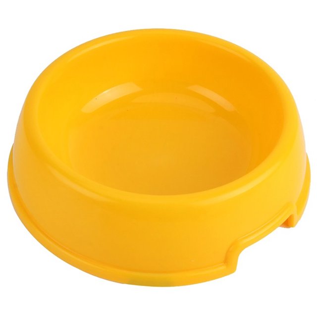 Dog Bowl Multi-purpose Plastic Round Shape Pet Bowl Pet Feeding Bowl