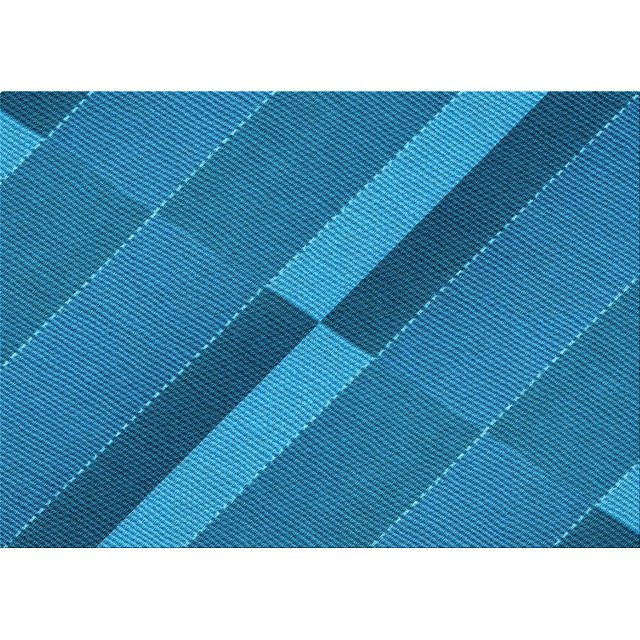 Ahgly Company Tapis Rectangulaire Lavable en Machine Intérieur Transitionnel Bleu, 6 Pieds x 9 Pieds