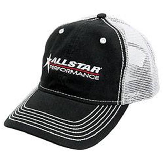 Allstar Performance ALL99959 Chapeau - Noir avec Dos en Maille Blanche