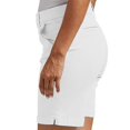 thumbnail image 3 of WEIYLL Womens Pants Summer Solid Color Comfortable Straight Five Point Leggings Pockets White Trousers size S, 3 of 8