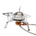 thumbnail image 2 of Yhmxh Camping Essentials Travel Essentials Camping Gear Outdoor Mini Windproof Stove Split Gas Stove Camping Picnic Stove Camping Stove, 2 of 9
