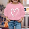 thumbnail image 2 of PMVFHDE Chandail pour Filles Chandail à Capuchon pour Fille Manches Longues Doux Chandail Graphique Hoody Enfants Mignons Chandails à Enfiler Haut Vêtements pour Filles Rose, 6-7 Ans, 2 of 4
