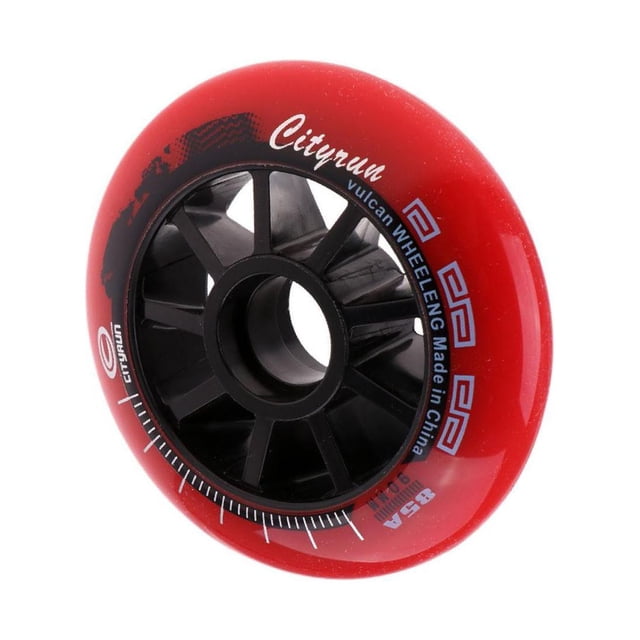 fastboy Roues Polyvalentes de Patinage de Vitesse pour Patin en Ligne Intérieur et Extérieur Outil Rouge 90mm 1Ensemble
