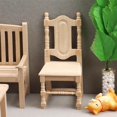 thumbnail image 4 of Chaise Miniature de Maison de Poupée 1:12 Faite à la Main Décoration Jeu d'Imitation Modèle de Maison de Poupée Modèle Décoratif Bricolage, 4 of 8