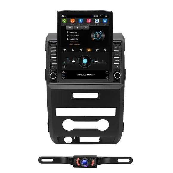 Molaner Upgrade Car Radio for Ford F150 2009-2014, 9.7" Touch Screen Stereo Head Unit with CarPlay & Android Auto GPS BT WiFi SWC FM Mirror Link,2+32G