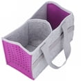 thumbnail image 1 of Oimcto Purple Felt Tote Bag,Carrying Case for Toniebox Foldable Storage Bag Extra Cloth Case for Toniebox Player Set,Create a Warm and Comfortable Atmosphere,Essential Home Items, 1 of 8