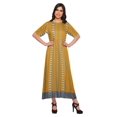 thumbnail image 1 of Moomaya Robe Kurta Imprimée Tenue d'Été Kurti pour Dames Tunique Longue Hauts pour Femmes, 1 of 5
