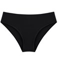thumbnail image 3 of Kids Girls' Slim Swimming Bottom with Lining UPF50+ Sun Protection Rash Guard Swim Brief Black 8, 3 of 7