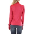 thumbnail image 3 of Yuyuzo Chandails à Col Roulé pour Femmes à Manches Longues Décontractés Basiques d'Automne Hauts Légers Couches de Base Blouses, 3 of 3