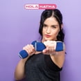 thumbnail image 4 of HolaHatha Soft Hand Weights Strength Training Equipment 1, 2, and 3 Pound Sets, 4 of 12