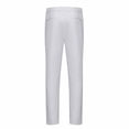thumbnail image 3 of Yuyuzo Mens Plus Size Business Pants Staight Leg Formal Work Suit Pants Solid Color Mid Waist Trousers, 3 of 3