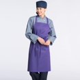 thumbnail image 3 of Uncommon Threads 3000-1600 30W x 34L Bib Apron in Navy, 3 of 5