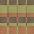 thumbnail image 1 of Ahgly Tapis d'Intérieur Lavable en Machine Carré Marron Selle, 6 Pieds Carré, 1 of 7