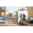 thumbnail image 2 of Ahgly Tapis Rectangulaire Lavable en Machine Intérieur Transitionnel Brun Sépia, 2 Pieds x 5 Pieds, 2 of 7