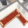 thumbnail image 2 of European Kitchen Mat Set Ergonomic Non Comfortable Standing Floor Carpet for Hallway Home, 2 of 7