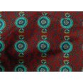 thumbnail image 4 of oneOone Cotton Poplin Fabric Leaves & Floral Block Decor Fabric Printed BTY 42 Inch Wide, 4 of 4