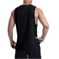 thumbnail image 3 of Timegard Workout Top for Women Crewneck Solid Color Sleeveless Basic Tee Breathable Athletic Shirts Top, 3 of 6