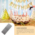 thumbnail image 2 of Cream Scraper Stainless Props Accessories Fondant Spatula Multi-duty Plastering Tool Serrated Plastering Tool Kitchen Dessert Shop Using Type3, 2 of 6