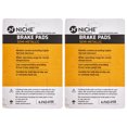 thumbnail image 2 of Niche Brake Pad Set for Yamaha YZF600R Semi-Metallic Motorcycle 2 Pack 519-KPA2371D, 2 of 5