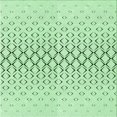 thumbnail image 1 of Ahgly Company Machine Washable Indoor Square Transitional Mint Green Area Rugs, 8' Square, 1 of 7