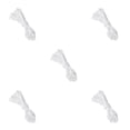 thumbnail image 3 of Transemion 3mm White Elastic Band Cord Ear Hanging Sewing Crafts DIY Elastic Rope 10m-200m white 10m 5Set, 3 of 6