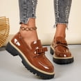 thumbnail image 4 of Bottes de Neige pour Femmes Chaussures à Talon Moyen Bottes d'Hiver pour Femmes Extérieur Intérieur, 4 of 9