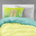 thumbnail image 2 of Carolines Treasures BB7454PILLOWCASE Flip Flops Welcome Fabric Standard Pillowcase, 2 of 2