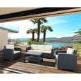 thumbnail image 3 of Monaco Rectangle Patio Coffee Table Dark Gray, 3 of 7
