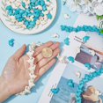 thumbnail image 4 of CHUANK 9Strands 843Pcs Baking Paint Glass Beads Strands 4/6/8mm Faceted Lilac Rondelle Crystal Glass Beads Pearl Luster Plated Loose Beads for Jewelry Making, 4 of 9