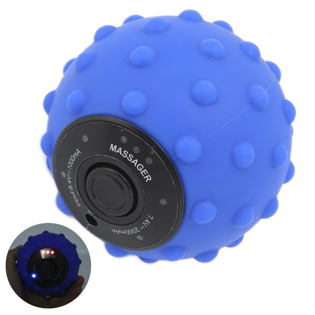 Relief Vibrating Massage Ball 4 Speed Relieving Muscle Mini Electric Fitness Ball 100-240V