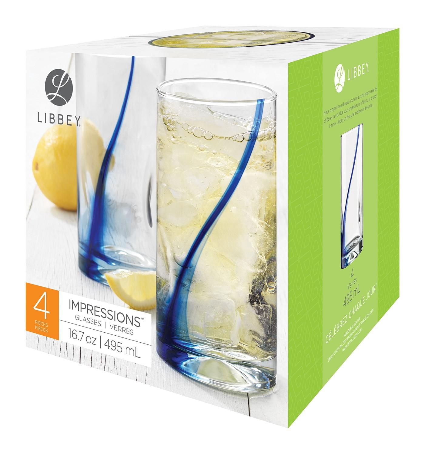 Libbey Blue Ribbon Cooler Glass Set