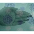 thumbnail image 4 of oneOone Viscose Chiffon Fabric Spiral & Floral Block Print Sewing Fabric BTY 42 Inch Wide, 4 of 4