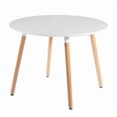 thumbnail image 1 of Round Dining Table, wood legs., 1 of 1