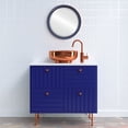 thumbnail image 3 of Miroir Encadré Toronto - Bleu Royal, 3 of 6